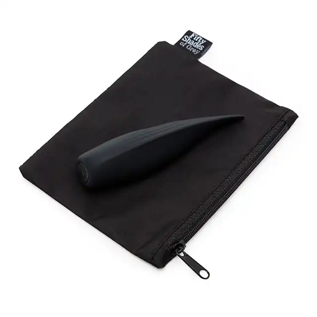 Fifty Shades of Grey - Sensation Flickering Tongue Vibrator - mini wibrator z precyzyjnym języczkiem. Elegancja i przyjemność 