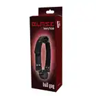 Dream Toys - Blaze Ball Gag Diamond Black - czarny, oddychający gag. Zniewolenie partnera