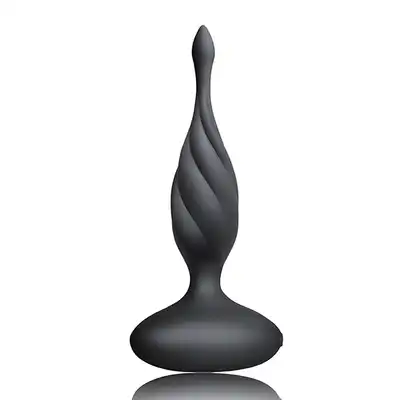  Rocks-Off - Petite Sensations Black USB. Plug na pilota  z satynowego silikonu, 10 trybów mega wibracji