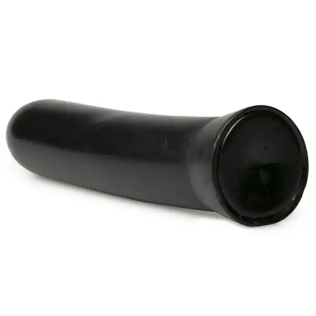 All Black - Dildo AB07 22,5 cm - gładkie, klasyczne czarne dildo. 22,5 cm przyjemności
