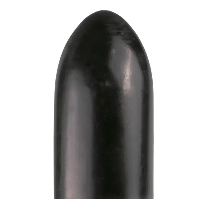 All Black - Dildo AB07 22,5 cm - gładkie, klasyczne czarne dildo. 22,5 cm przyjemności