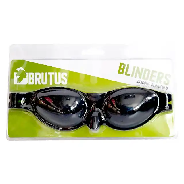 Brutus - Blinders Silicone. Nieprześwitująca silikonowa opaska na oczy 