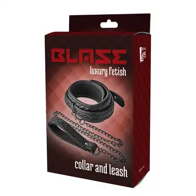 Dream Toys - Blaze Collar Leash Diamond - rewelacyjna obroża ze smyczą. Zawładnij partnerem 
