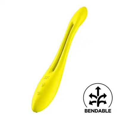 Elastic Game multi vibrator (Yellow)