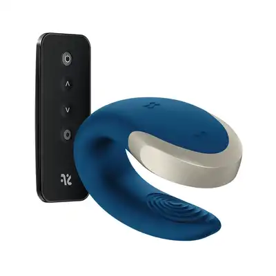 Satisfyer - Double Love Luxury Couple - luksusowy wibrator dla par, głębia przyjemności