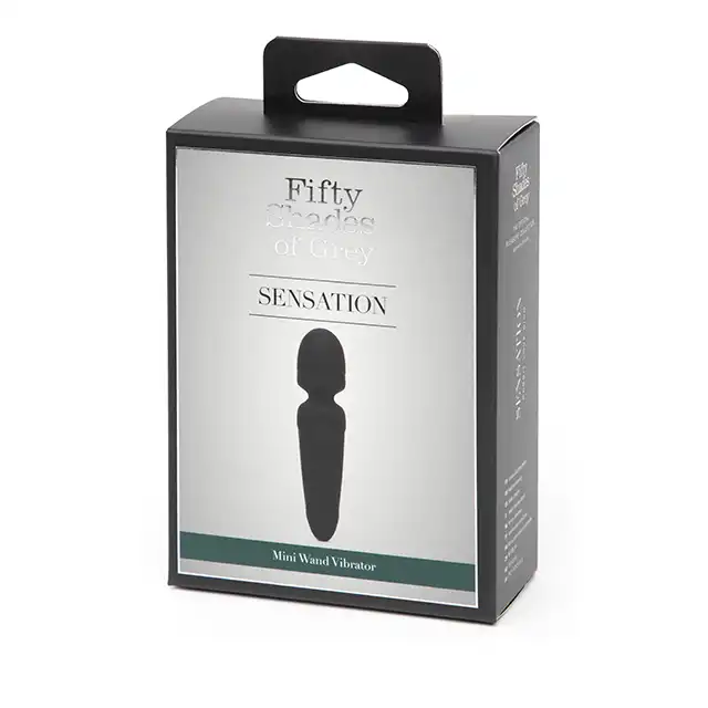 Fifty Shades of Grey - Sensation Mini Wand Vibrator - znakomity mini wibrator w kształcie różdżki. Elegancja i przyjemność