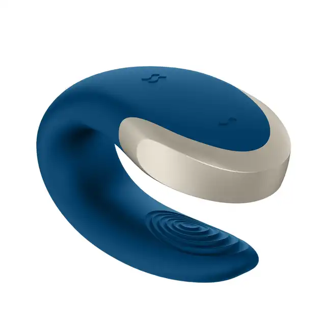 Satisfyer - Double Love Luxury Couple - luksusowy wibrator dla par, głębia przyjemności
