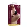 Ouch Halo - Breathable Ball Gag - Burgundy - stylowy gag. Luksusowa sesja BDSM