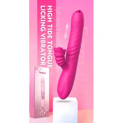 Bseries - Wibrator-Angelia USB 3 functions of thrusting / 20 vibrations Pink