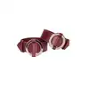 Ouch Halo - Wrist &amp; Ankle Cuffs - Burgundy - elegancki zestaw mankietów na nadgarstki lub kostki. Luksusowa sesja BDSM