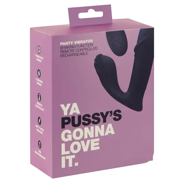 You2Toys - Panty Vibrator USB.  Ekskluzywna silikonowa wkładka do majtek z pilotem bezprzewodowym 