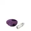 Dream Toys - Flirts Cockring Purple. Mega rozciągliwy, wibrujący ring na penisa ze stymulującymi wypustkami w kształcie serca.
