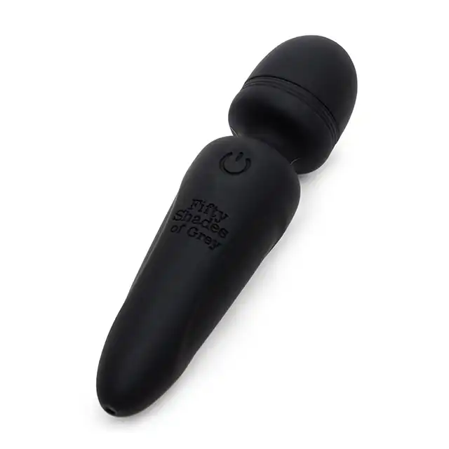 Fifty Shades of Grey - Sensation Mini Wand Vibrator - znakomity mini wibrator w kształcie różdżki. Elegancja i przyjemność