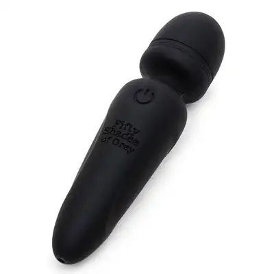 Fifty Shades of Grey - Sensation Mini Wand Vibrator - znakomity mini wibrator w kształcie różdżki. Elegancja i przyjemność