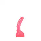  Bubble Toys - Pimpy Pink Medium. Śliczne różowe bąbelkowe dildo z truskawkowym aromatem 19,5 cm. Mega Sale!