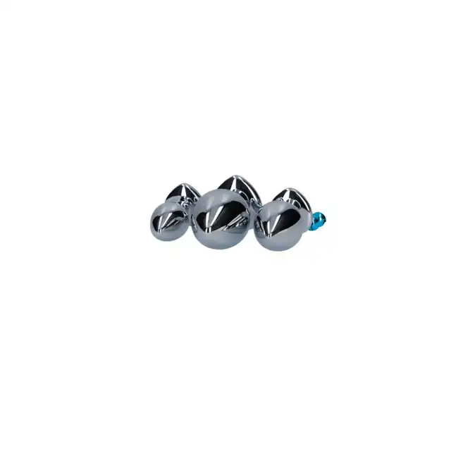You2Toys - Butt Plug Set Leash. Mega zestaw korków analnych przypinanych do smyczy. 3 korki S,M,L. Innowacja 2022