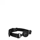 Dream Toys - Blaze Ball Gag Diamond Black - czarny, oddychający gag. Zniewolenie partnera