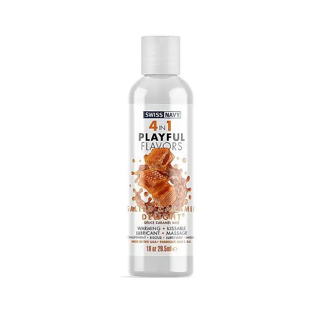 Swiss Navy - 4 in 1 Salted Caramel 30 ml. Lubrykant o smaku słonego karmelu 