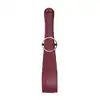 Ouch Halo - Belt Flogger - Burgundy - gustowny bat. Luksusowa sesja BDSM