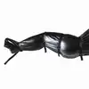 O-Products - Body Bag Full Cover Straitjacket L. Czarny kaftan na ciało BDSM z otworami do oddychania  i pasami do krępowania 