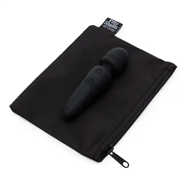 Fifty Shades of Grey - Sensation Mini Wand Vibrator - znakomity mini wibrator w kształcie różdżki. Elegancja i przyjemność