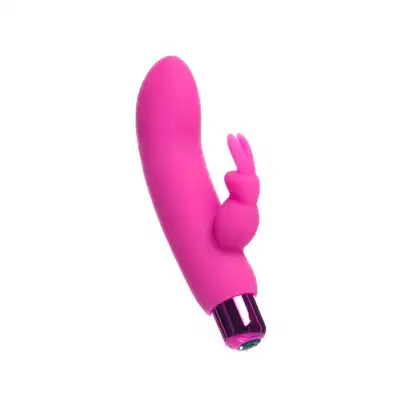 PowerBullet - Alice`s Bunny USB. Wibrator 2w1 o silnych wibracjach prosto z Krainy Czarów 
