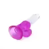 Kiotos Cox - Color Clear Purple Dildo. Dwukolorowe fantastyczne dildo z mocną przyssawką 