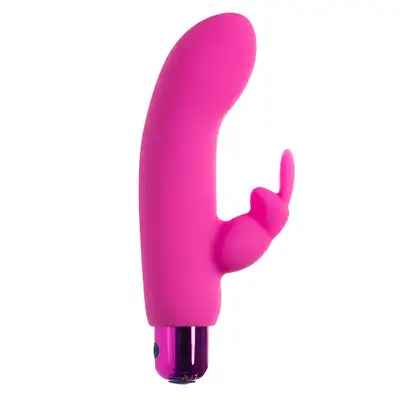 PowerBullet - Alice`s Bunny USB. Wibrator 2w1 o silnych wibracjach prosto z Krainy Czarów 