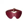 Ouch Halo - Eyemask - Burgundy - ekskluzywna opaska na oczy. Luksusowa sesja BDSM
