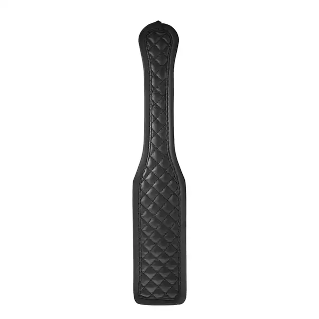 Dream Toys - Blaze Paddle Diamond Black - czarna packa, idealna do sesji BDSM