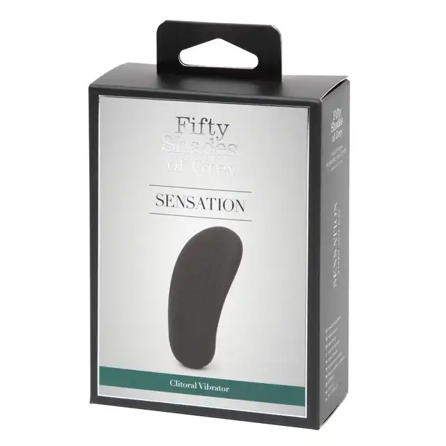 Fifty Shades of Grey - Sensation Clitoral Vibrator - stylowy wibator do łechtaczki. Elegancja i przyjemność