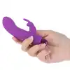PowerBullet - Alice`s Bunny USB. Wibrator 2w1 z króliczkiem o mega mocnych wibracjach wprost z Krainy Czarów 