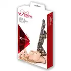 Allure - 70206 Wetlook Tights O/S. Zmysłowe pończochy z kwiatową koronką i wstawkami wetlook. Mega Sale!