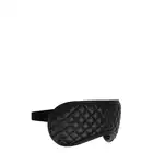 Dream Toys - Blaze Mask Diamond Black - czarna maska zaciemniająca, tłoczony materiał 