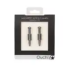 Ouch! - Magnetic Nipple Clamps - Diamond Pin - unikatowe magnetyczne zaciski na sutki. Niesamowita przyjemność. Ostatnia sztuka!