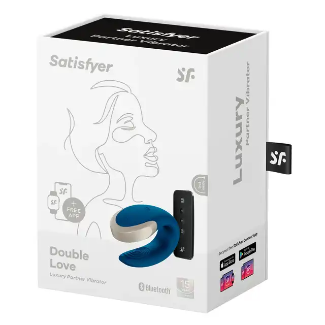 Satisfyer - Double Love Luxury Couple - luksusowy wibrator dla par, głębia przyjemności
