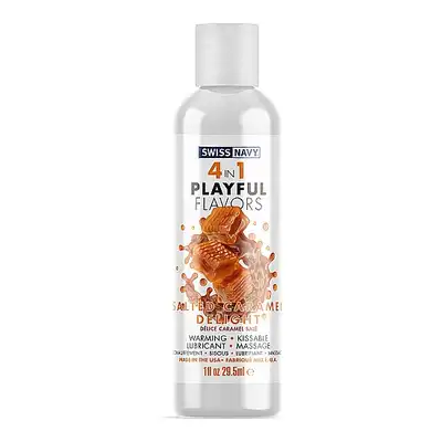 Swiss Navy - 4 in 1 Salted Caramel 30 ml. Lubrykant o smaku słonego karmelu 