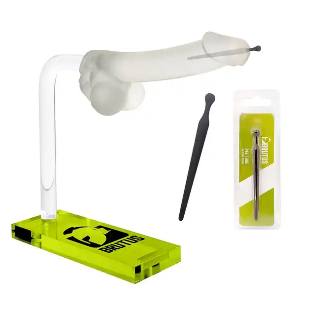 Brutus - Pee Hole Plug. Komfortowy silikonowy dilator w formie zatyczki do cewki moczowej 