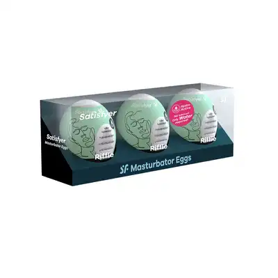 Masturbator-Eggs (set of 3 Riffle)