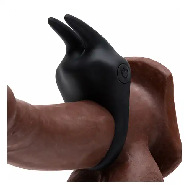 Fifty Shades of Grey - Sensation Vibrating Rabbit Love Ring - wibrujący pierścień na penisa. Elegancja i przyjemność
