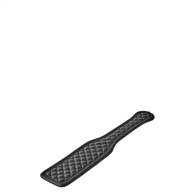 Dream Toys - Blaze Paddle Diamond Black - czarna packa, idealna do sesji BDSM