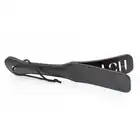 Oproducts - Whip paddle slave - czarna, mocna packa z czerwony napisem SLAVE