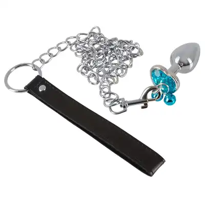 You2Toys - Butt Plug Set Leash. Mega zestaw korków analnych przypinanych do smyczy. 3 korki S,M,L. Innowacja 2022