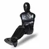 O-Products - Body Bag Full Cover Straitjacket L. Czarny kaftan na ciało BDSM z otworami do oddychania  i pasami do krępowania 