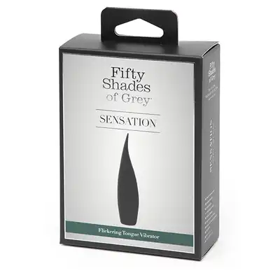 Fifty Shades of Grey - Sensation Flickering Tongue Vibrator - mini wibrator z precyzyjnym języczkiem. Elegancja i przyjemność 