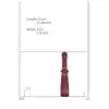 Ouch Halo - Belt Flogger - Burgundy - gustowny bat. Luksusowa sesja BDSM
