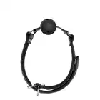 Dream Toys - Blaze Ball Gag Diamond Black - czarny, oddychający gag. Zniewolenie partnera