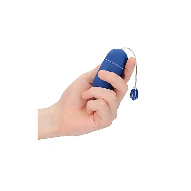 Shots Toys - Blue Vibrating Egg. Wibrujące jajeczko, 10 programów.  Megamocne 12 000 obrotów na minutę! Ostatnia sztuka!