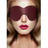 Ouch Halo - Eyemask - Burgundy - ekskluzywna opaska na oczy. Luksusowa sesja BDSM