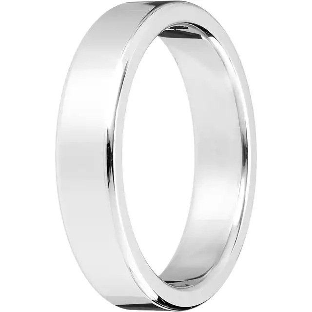 Moi Submission - Mr. Thready 45 mm. Klasyczny ring ze stali nierdzewnej w odcieniu srebrnym